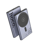 Зовнішній акумулятор Power Bank Hoco Q32 PD20W Bird 5000mAh, Metallic grey