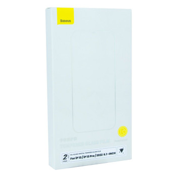 Защитное стекло Baseus Crystal 0.3mm для Apple IPhone 14 Pro (2 шт), Transparent