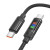 USB Кабель Hoco U126 100W 3A Type-C to Type-C 1.2m, Black