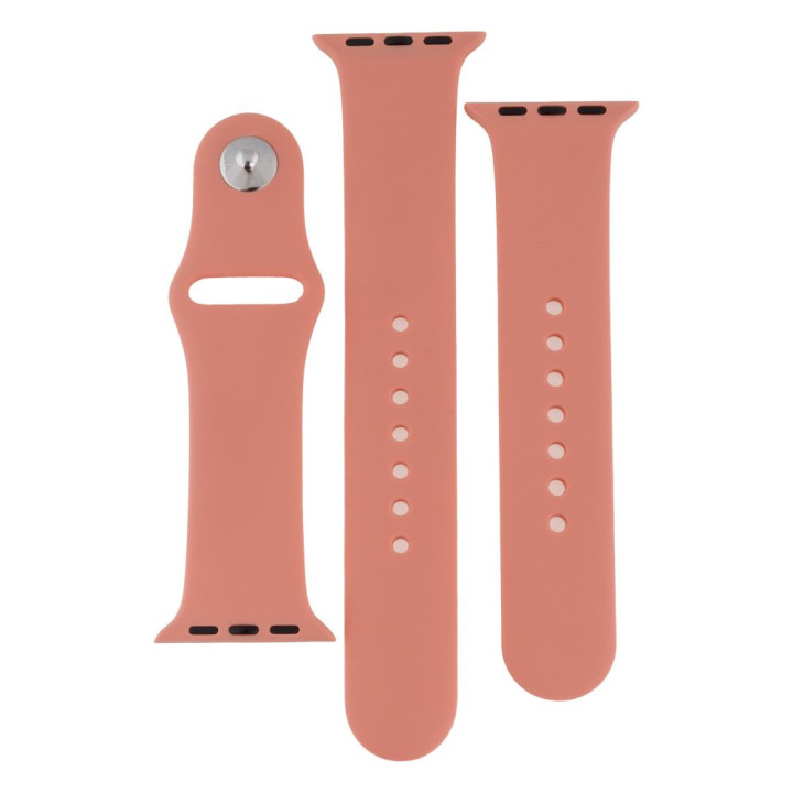 Ремінець Silicone Two-Piece для Apple Watch 38 / 40mm, 27, Flamingo