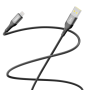 Data - кабель YOKI SOLID YK-SO15 USB to Lightning 1.2m, Black