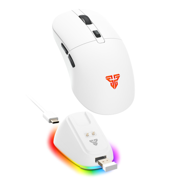 Ігрова Bluetooth миша FANTECH WG9RD Kanata 12000DPI 300mAh, White