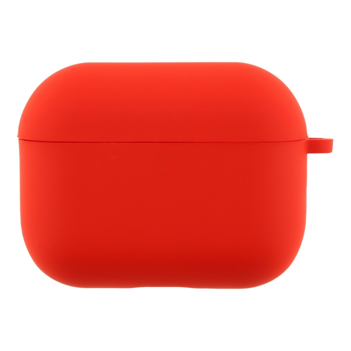 Чохол - футляр Silicone Case with microfibra для Airpods Pro 3, Red