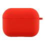 Чохол - футляр Silicone Case with microfibra для Airpods Pro 3, Red