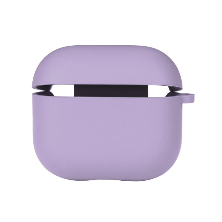 Чехол Silicone Case with microfibra для Airpods 3, Elegant purple