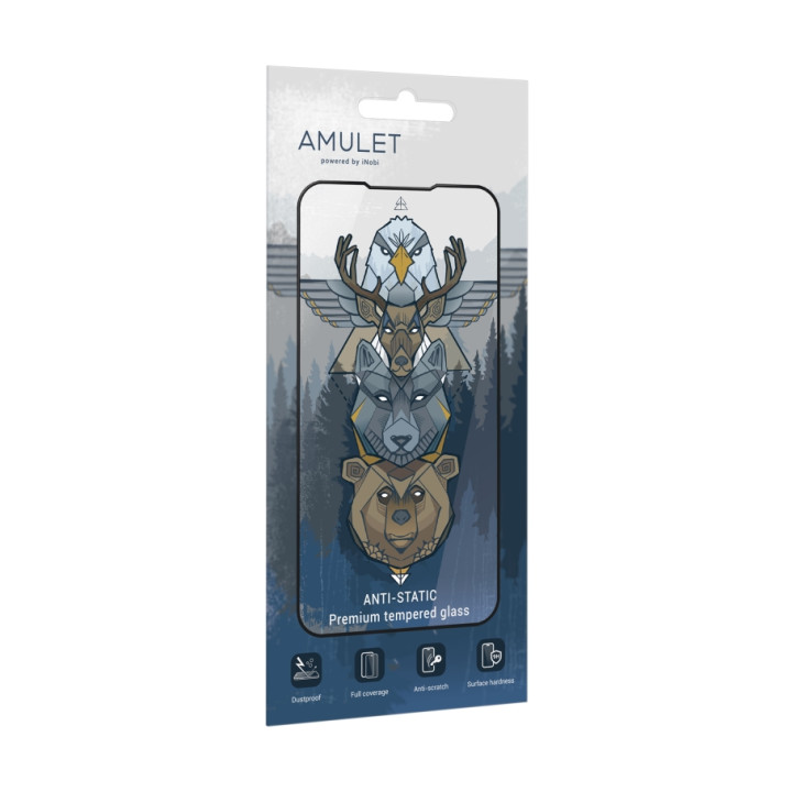 Захисне скло AMULET 2.5D HD Antistatic для Realme 11 4G, Black