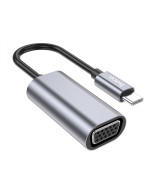 Переходник Hoco UA21 Type-C to VGA converter, Gray