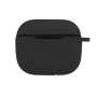 Чехол-футляр для наушников Silicone Case with microfibra для Airpods 4, Black