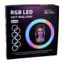 Кільцева лампа Ring RGB MJ26 26cm, Black