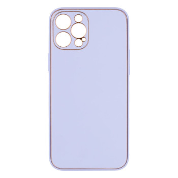 Чохол-накладка Leather Gold with Frame without Logo для Apple iPhone 12 Pro Max