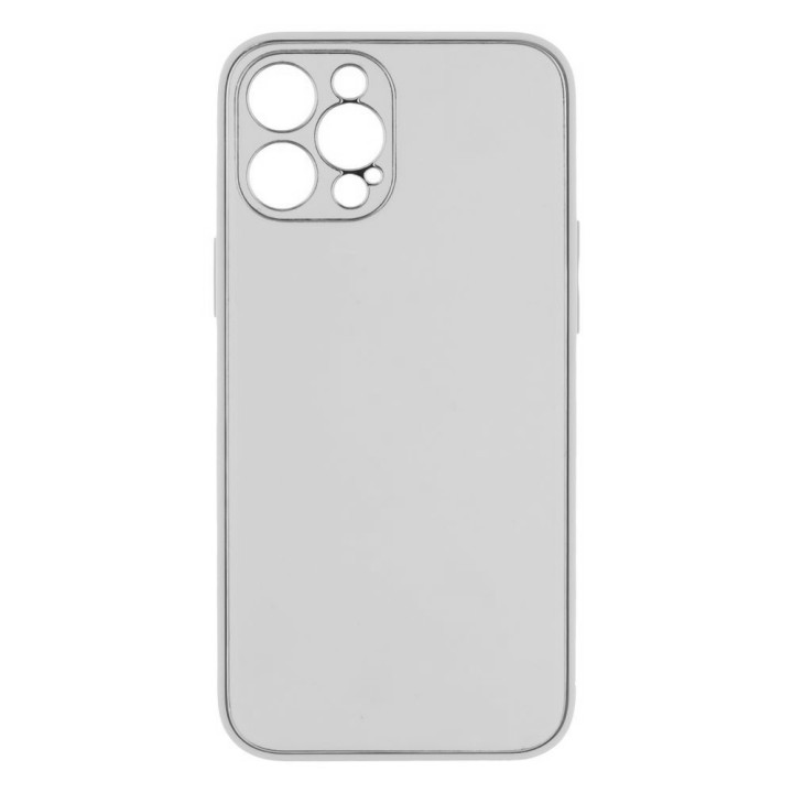 Чехол-накладка Leather Gold with Frame without Logo для Apple iPhone 12 Pro Max