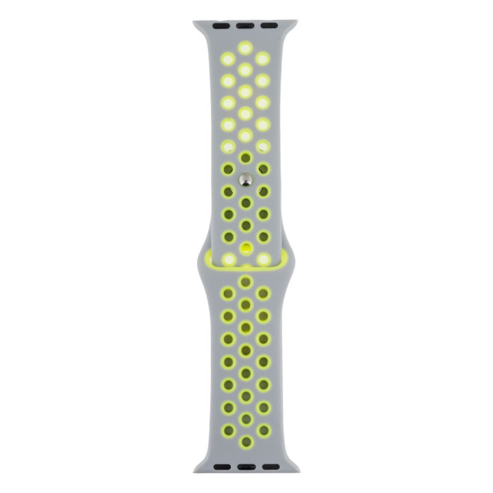 Ремешок Silicone Nike для Apple Watch 38 / 40mm + Protect Case ,17, Grey-green