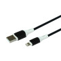 USB кабель Borofone BX79 Silicone Lightning 2.4A 1m., Black
