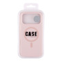 Чехол Glow Silicone Case with Magsafe для iPhone 18 Pro Max pink