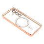 Чехол TPU Metallic Full Camera with Magsafe для Samsung Galaxy S24 dark purple