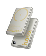 Зовнішній акумулятор Power Bank Hoco Q34 Clever PD20W magnetic with digital display 10000mAh, Titanium