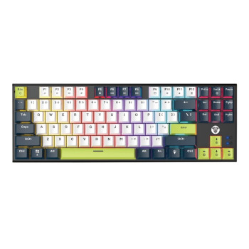 Ігрова клавіатура Fantech ATOM87S MK877S Mori Red Switch з Led підсвічуванням, Blue