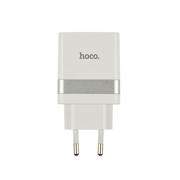 Мережевий зарядний пристрій Hoco N21 Topspeed PD30W+QC3.0 Type-C to Type-C 30W 1m, White