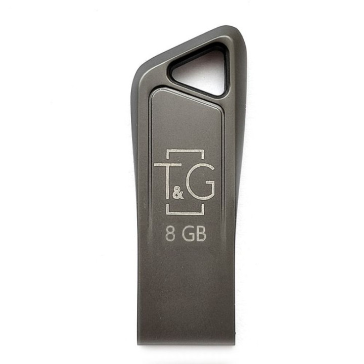 USB флешка Flash Drive T&G Metal 114 8gb, Steel