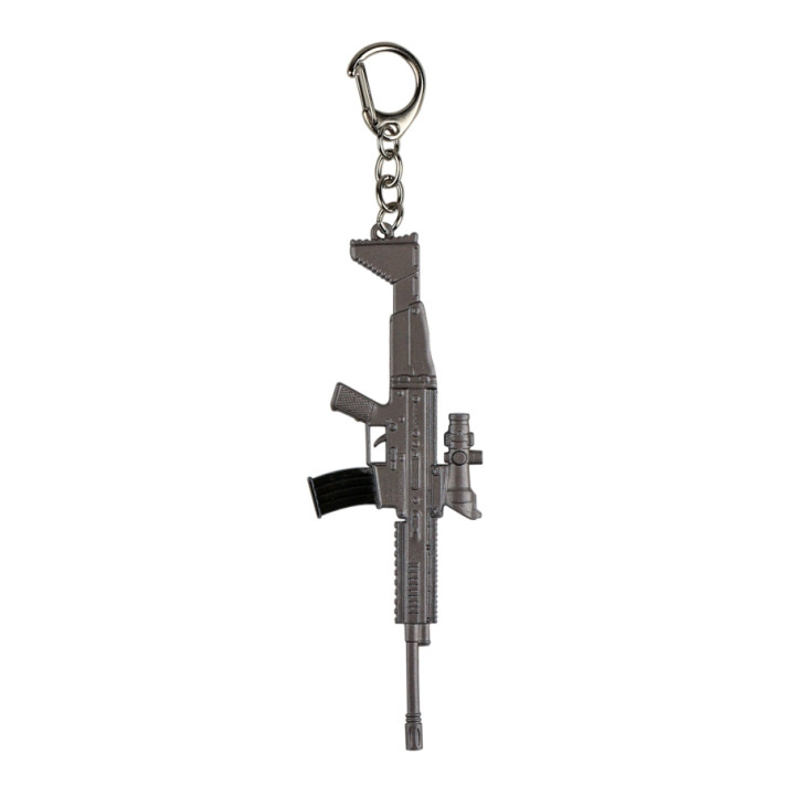 Металлический брелок SCAR-L для ключей, Grey