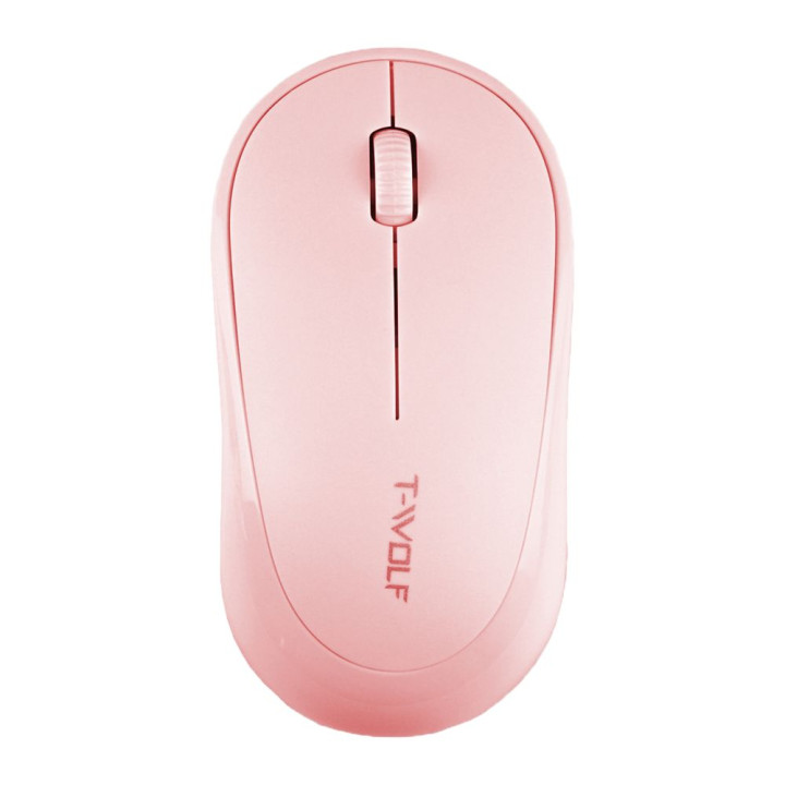 Беспроводная Мышь Wireless TWolf Q18 1000 DPI, Pink