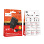 Сетевое зарядное устройство Hoco CS92A USB QC3.0 18W with cable USB to Type-C, Black