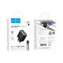 Мережевий зарядний пристрій Hoco C160A 2Type-C PD65W / USB QC3.0 with cable, Black