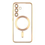 Чехол TPU Metallic Full Camera with Magsafe для Samsung Galaxy S24 dark purple