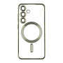Чехол TPU Metallic Full Camera with Magsafe для Samsung Galaxy S24 dark purple