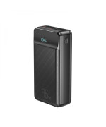 Портативна батарея Power Bank XO PR201 65W Fast Charge Digital Display QC22.5W PD65W 30000 mAh, Black