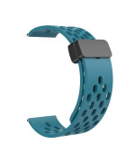 Ремешок Silicone 22mm With Magnetic для Samsung / Amazfit / Huawei, Sapphire Blue