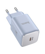 Сетевое Зарядное Устройство Hoco N43 PD30W / QC3.0 3A, Blue