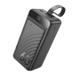 Power Bank Hoco J123C Element 22.5W+PD20W з цифровим дисплеєм 60000 mAh, Black