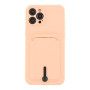 Чохол - накладка TPU Colorfull Pocket Card для iPhone 12 Pro Max red