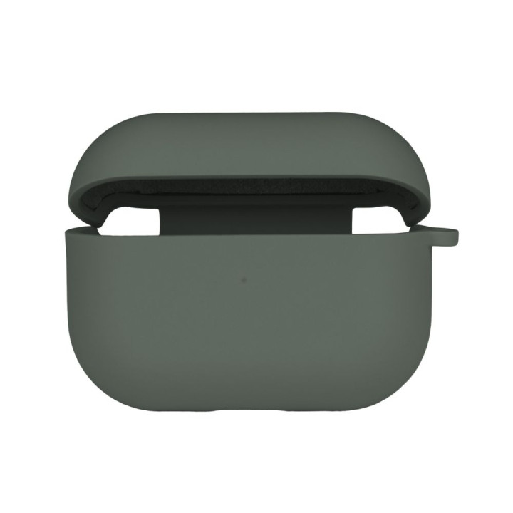 Чехол Silicone Case with microfibra для Airpods Pro 2, Pine green