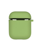 Чохол футляр Silicone Case with microfibra для Airpods 1/2, Mint