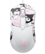 Ігрова дротова миша TWolf G550 DPI 7200, White-Pink