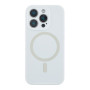 Чехол - накладка Silicone Case Full Camera with Magsafe для iPhone 12 Pro antique white