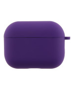 Чохол - футляр Silicone Case with microfibra для Airpods Pro 3, Purple
