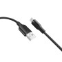 USB Data-кабель Ridea RC-AI21 AirSiliconePro 3A Micro 1m, Black