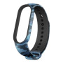 Ремінець Silicone для Xiaomi Mi Band 3 / 4, Сamouflage Blue