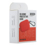 Чохол-футляр для навушників Silicone Fashion Case with Hook для Airpods 1/2, Red