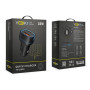 Автомобільний зарядний пристрій YOKI Led Series YK-C20 USB QC3.0 / Type-C PD20W, Black