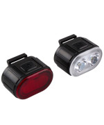 Велосипедный фонарь 078 2LED IPX4 Waterproof 6 Modes, Black