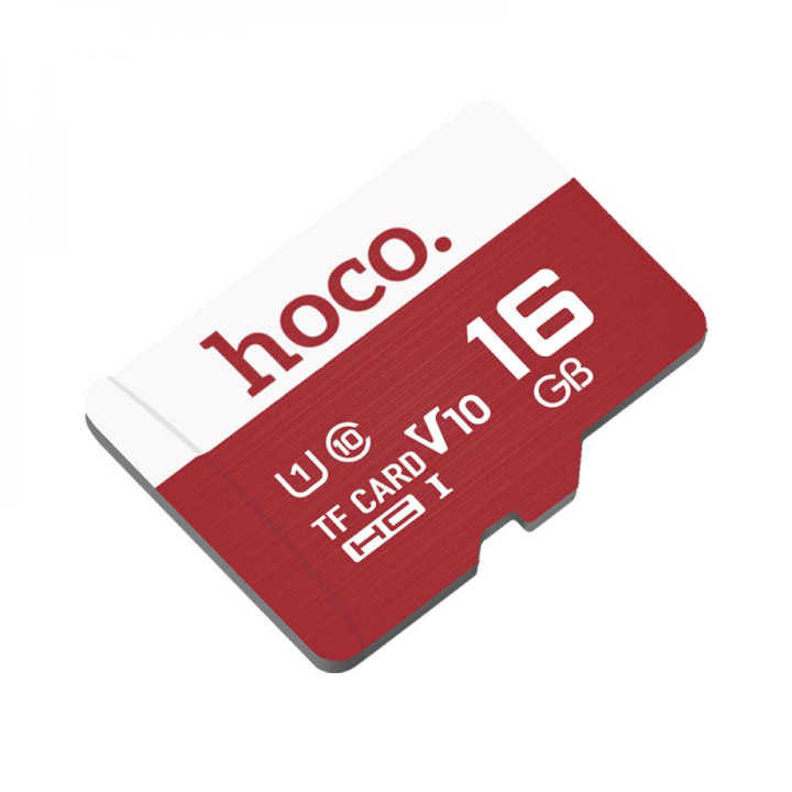 Карта пам'яті Hoco MicroSDHC 16GB 10 Class, Red