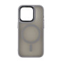 Чохол накладка TPU+PC Color Chrome with Magsafe для Apple iPhone 13 grey
