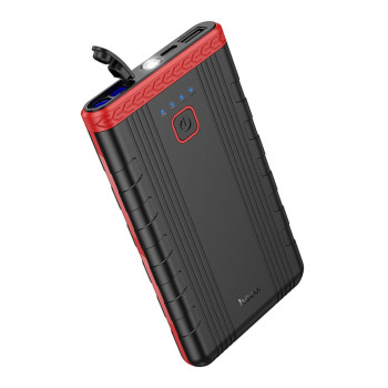 Зовнішній акумулятор Power Bank Hoco QS5 Jump Starter 22.2Wh 6000mAh, Black