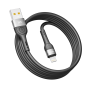 USB Data-кабель Ridea RC-XS51 X-Silicone 12W 2,4A Lightning 2m, Black