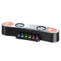 Портативна колонка Bluetooth XO F36 Speaker з RGB підсвічуванням 2400mAh, Black