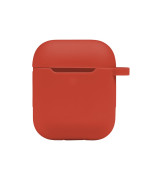 Чохол Silicone Case with hook для Airpods 1 / 2, Red